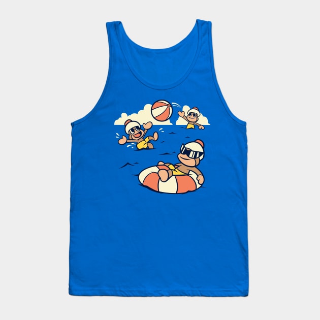 Monkeying Around Tank Top by Jaime Ugarte